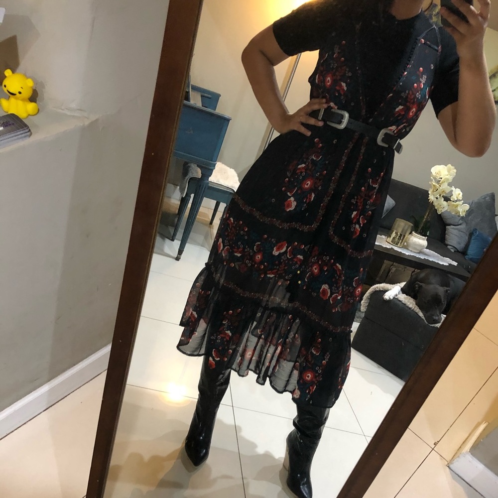 Bohemian floral dress